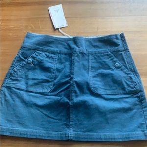 Brand new prana fine wale cord mini skirt
